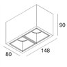 Delta Light Boxy 2 L HE DIM8 Ceiling lamp