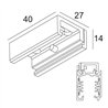 Delta Light TRACK 3F DIM ON DIRECT FIXATION