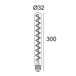 Delta Light LED FILAMENT T30 E27 8W 2200K