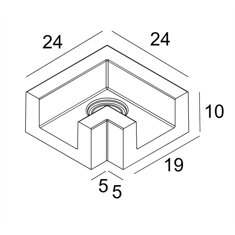 Delta Light SL19 - CORNER 90°