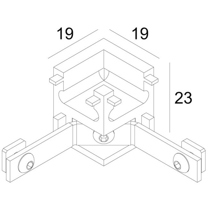 Delta Light SOLI - CORNER SET 90°