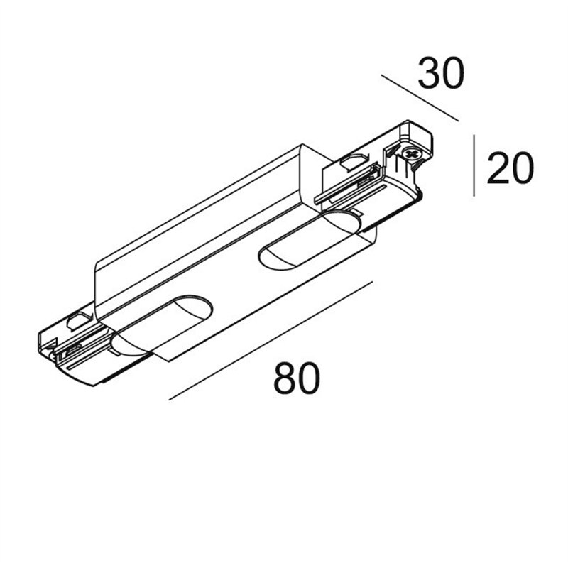 Delta Light TRACK 1F ON MIDDLE SUPPLY