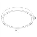 Delta Light ENTERO L GLASS SBL