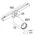 Delta Light SPL14 - SPY 27 DIM5 Trackverlichting
