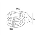 Delta Light Frax Pole 60 Bracket