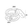 Delta Light Frax Pole 60 Bracket