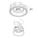 Delta Light Mounting Kit Deep Entero Rd-S Trimless