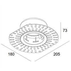 Delta Light Mounting Kit No Air 101