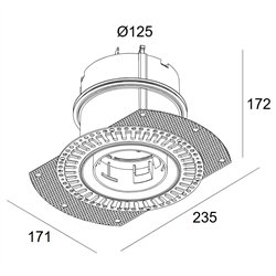 Delta Light Mounting Kit Top Air 102