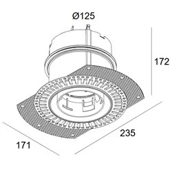Delta Light Mounting Kit Top Air 103