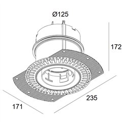 Delta Light Mounting Kit Top Air 105