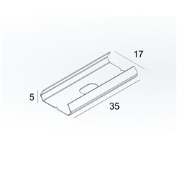 Delta Light FTL35 - FIXATION SET / CORNER 18