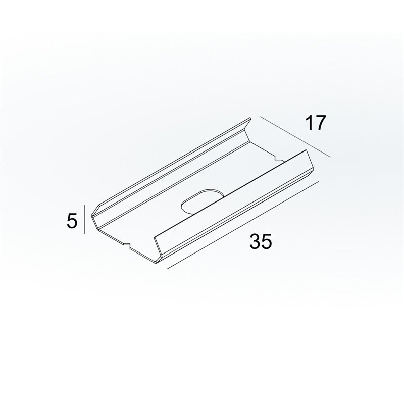 Delta Light FTL35 - FIXATION SET / CORNER 180°