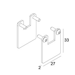 Delta Light FTL35 F HE TR/TRW - END CAP SET