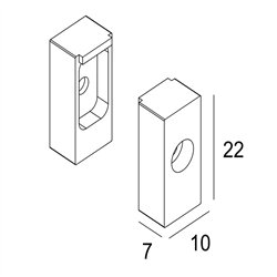 Delta Light TGL-ON - END CAP SET