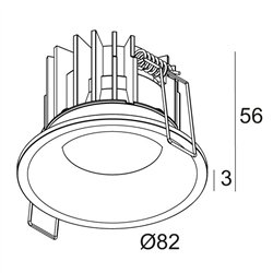 Delta Light REO S1 Recessed spot