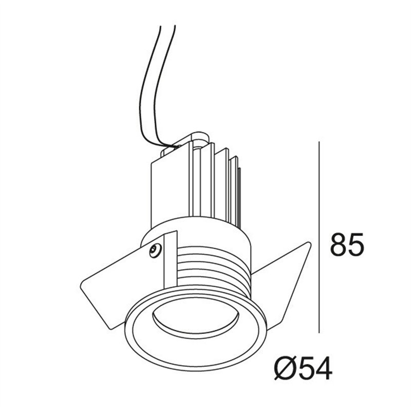 Delta Light MICRO REO Inbouwspot