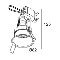 Delta Light DEEP RINGO Hi S1 Recessed spot
