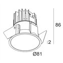 Delta Light DEEP RINGO LED IP Inbouwspot