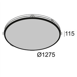 Delta Light SUPERNOVA LINE TRIMLESS 125 TW DIM5 Recessed spot