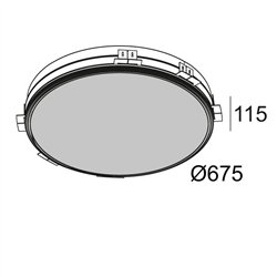Delta Light SUPERNOVA LINE TRIMLESS 65 TW DIM5 Recessed spot