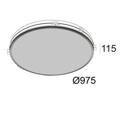 Delta Light SUPERNOVA LINE TRIMLESS 95 TW DIM5 Recessed spot