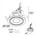 Delta Light TWEETER M ST Inbouwspot