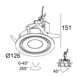 Delta Light TWEETER M ST Recessed spot