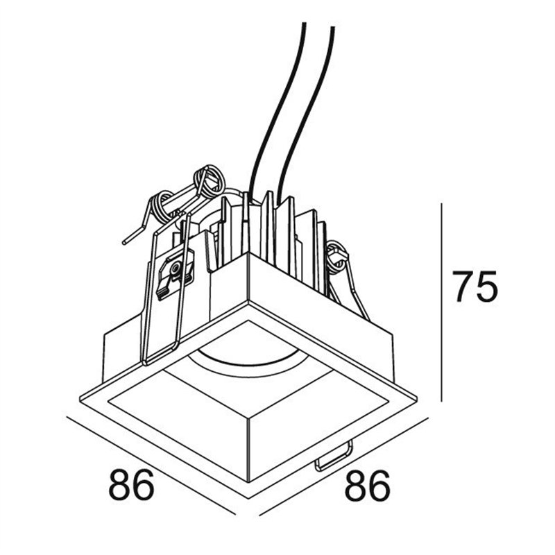 Delta Light CARREE ST LED IP Inbouwspot