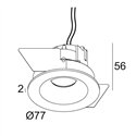 Delta Light MINI REO II Inbouwspot