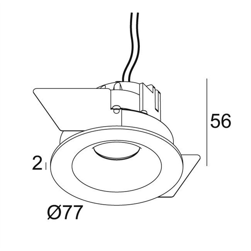 Delta Light MINI REO II Inbouwspot