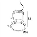 Delta Light MINI PARTOU IP Inbouwspot