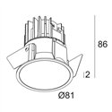 Delta Light DEEP RINGO LED Inbouwspot