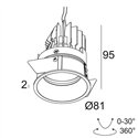 Delta Light DEEP RINGO OK LED Inbouwspot