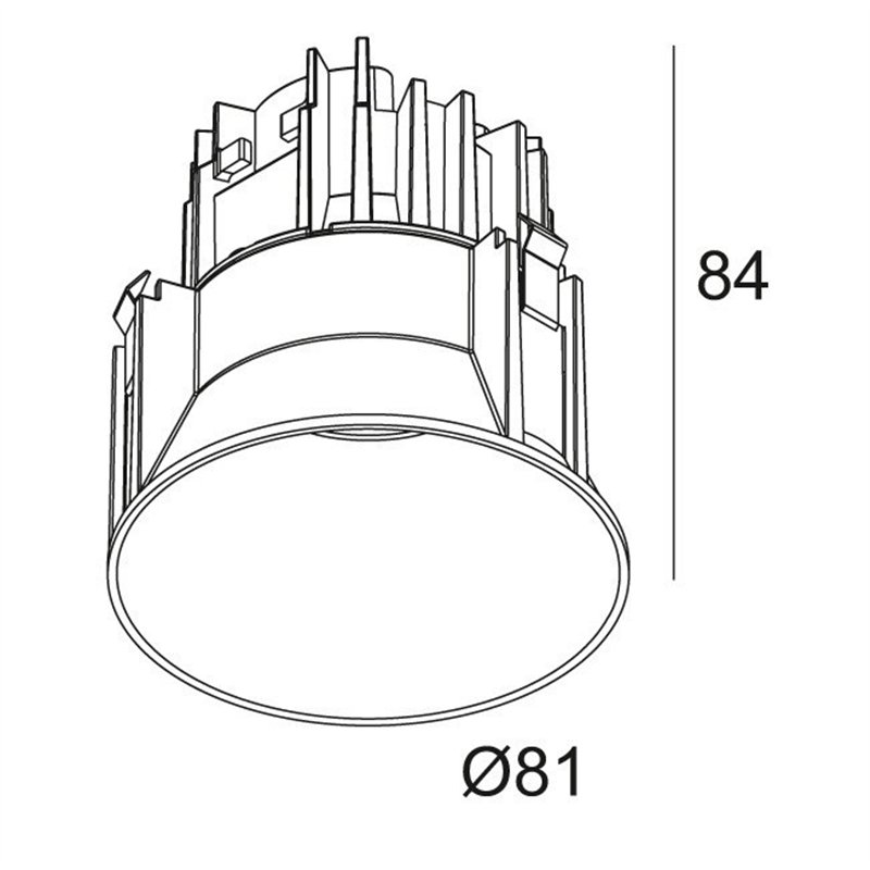 Delta Light DEEP RINGO TRIMLESS LED Inbouwspot