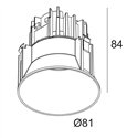 Delta Light DEEP RINGO TRIMLESS LED IP Inbouwspot