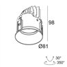 Delta Light DEEP RINGO TRIMLESS OK LED Recessed spot