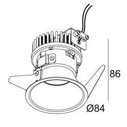 Delta Light PARTOU AC DIM8 Recessed spot