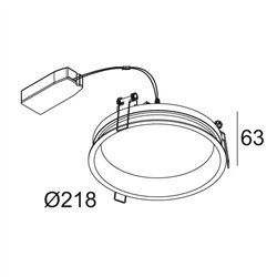 Delta Light DIRO SBL L Recessed spot