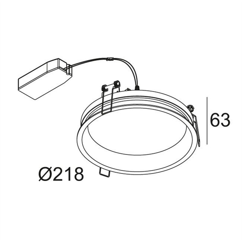 Delta Light DIRO SBL L Inbouwspot
