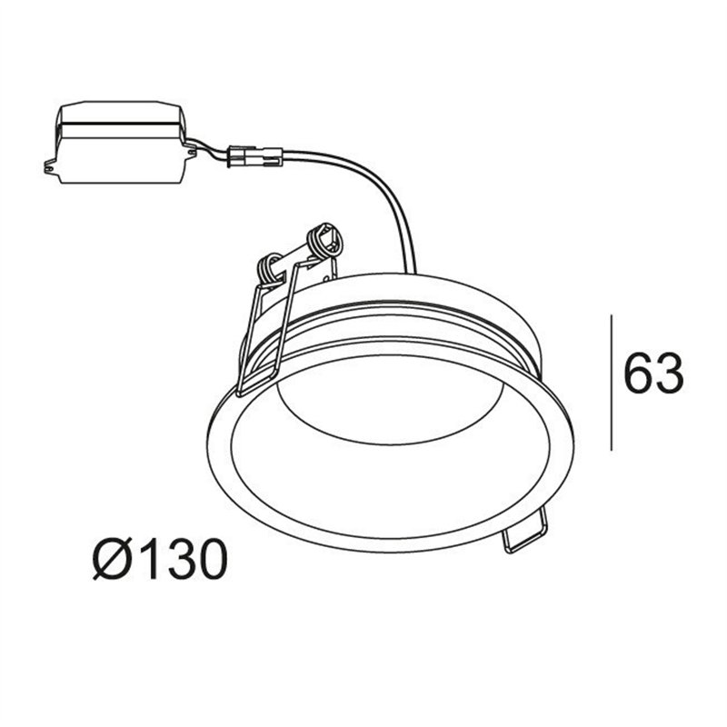 Delta Light DIRO SBL S IP Inbouwspot