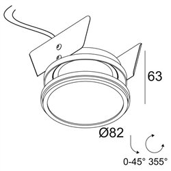 Delta Light HALOSCAN ST HP SOFT Recessed spot