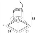 Delta Light PARTOU S IP Inbouwspot