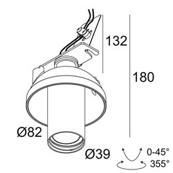 Delta Light SPY 39 TRIMLESS Recessed spot
