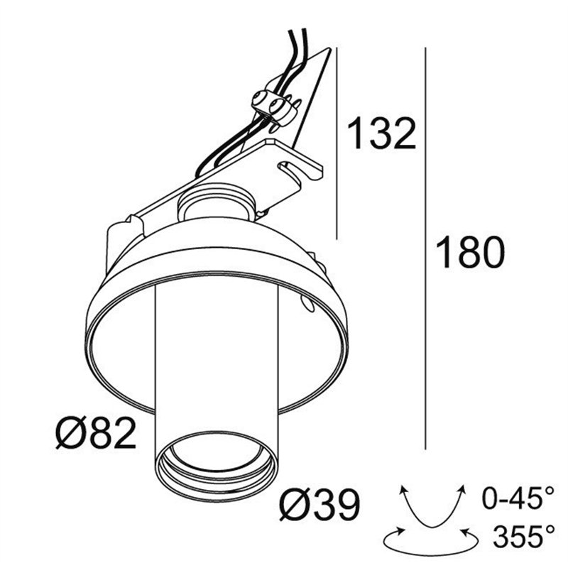 Delta Light SPY 39 TRIMLESS Inbouwspot