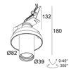 Delta Light SPY 39 TRIMLESS Recessed spot