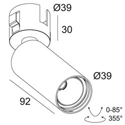Delta Light SPY 39 TRIMLESS IN Recessed spot