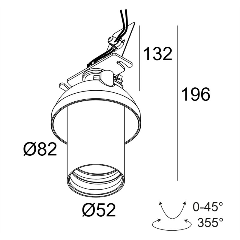 Delta Light SPY 52 TRIMLESS Inbouwspot