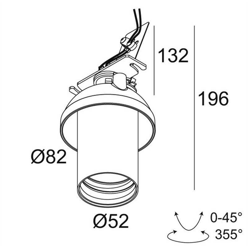 Delta Light SPY 52 TRIMLESS TW Inbouwspot
