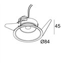 Delta Light PARTOU FLAT S1 Inbouwspot